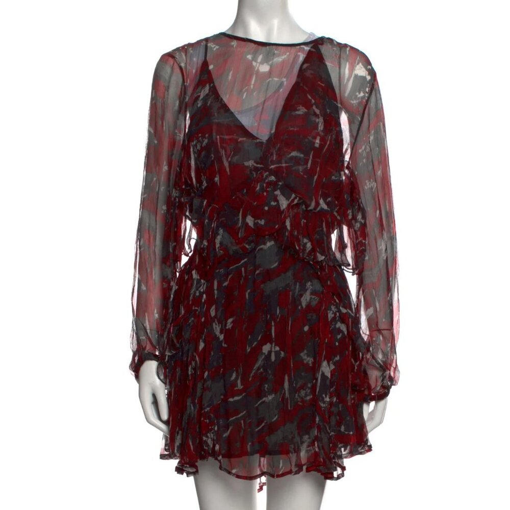 IRO Ruffle Embellishment Shift Dress